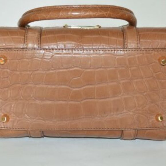 NWT BURBERRY ALLIGATOR LEATHER  COLOURS DINTON TOTE BAG - Picture 8 of 12